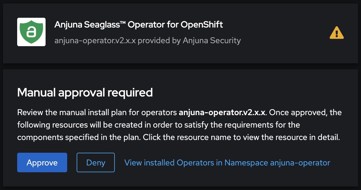 OperatorHubInstallAnjuna3