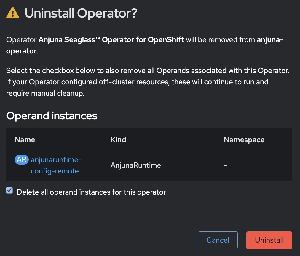 OperatorHubUninstall