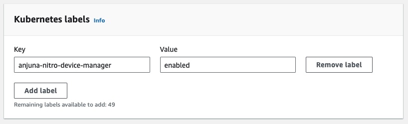 Kubernetes Labels Panel