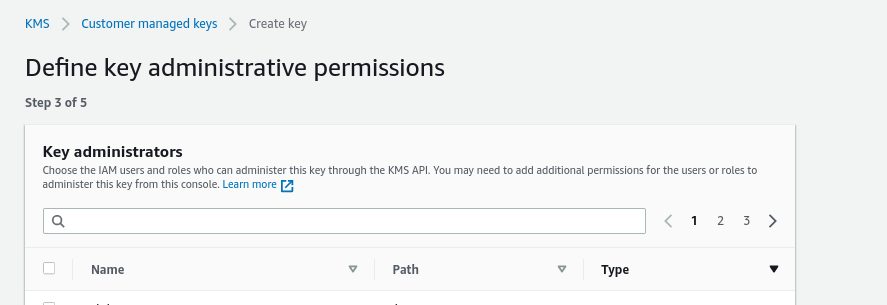 Define key admin permissions