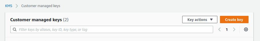 Customer Managed Keys